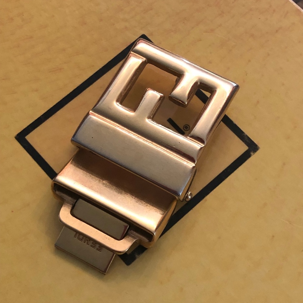 FENDI GOLD BUCKLE- Authentic 💯 %